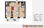 Apartament cu 3 camere | 59.83mp | Bloc nou | Etaj 1 | Garaj | Zorilor - 5
