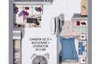 De inchiriat apartament  tip studio, Tg. Mures, Bloc nou, Maurer - 8