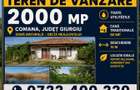 Teren 2000 mp de vânzare – Comana, deschidere la lac, aproape de Parcu - 1