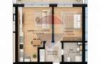 APARTAMENT 2 CAM | 45.25 MP + TERASĂ 79972 € - 1
