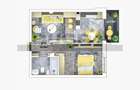Apartament 2 camere, 44 mp, parcare, semifinisat, Omnia Residence - 2