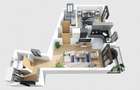 Centrul Capitalei, apartament cu 2 bai, etaj superior ! - 2