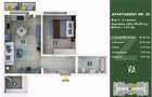 Apartament 2 camere, living cu bucătărie open space, balcon –60 mp utili - 4