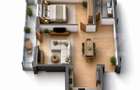 Apartament nou cu C.F., 2 camere, 56 mp utili, terasă, Mărăști - 1