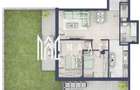 Apartament 3 camere | Balcoane 11.8 mp | Gradica ca. 107mp | Turnisor - 2