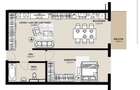 Apartament cu 2 camere in ansamblu rezidențial nou, 53 mp , zona Fabricii - 1