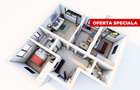 Apartament 3 camere, 2 bai , 78 mp + 15 mp terasa - 1