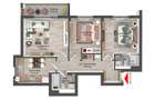 Apartament 3 camere modern etaj 6 din 8 - 4