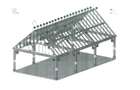 Vand  3 case  structura lemn- pin nordic ,50 -55 mp/buc  posib. alipire 155 mp - 6