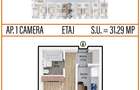 Garsoniera de vanzare, decomandata, complex Eurocasa Residence, comision 0% - 2