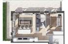 Apartament 2 camere, 55 mp, terasa 34 mp, bloc nou, mobilat și utila, Baciu - 1