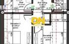 Apartament cu 3 camere, 2 bai, curte proprie, parcare si boxa 40 mp - 1