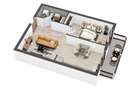 Apartament 2 camere  54 mp + balcon, Parcare si Boxa - 14