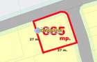 Teren intravilan 665 mp. imprejmuit cu utilitati si neconstruibil - 2