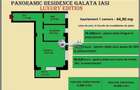 Apartament 1 camera de vanzare in Iasi, Galata, 44,90 mp, baie cu geam - 2