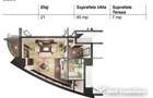 Apartament semifinisat, 45mp, balcon, zona Calea Floresti - 1