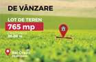 Teren intravilan 765 mp, pretabil rezidential Com. Frumusani, Calarasi - 1