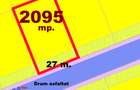 Teren Intravilan PUZ 2095 mp cu L=30 m P+1+M CETATE HCC Asfalt Bransat Utilitati - 2