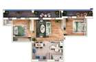 Apartament 3 Camera, 71 mp, 2 Bai, Terasa 19 mp, Zona Iulius Mall - 3