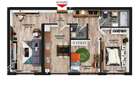 Apartament cu 3 camere 2 bai si parcare privata in Selimbar zona Brana - 14