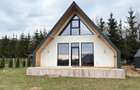 Casa P+M - 4 camere+ 2 bai- tip A frame - 135 mp cu teren 400 mp - 1