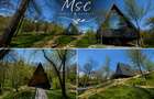 Complex A-Frame – 2 cabane construite + 3 în proiect (AC) -  suprafata 2157 mp - 2