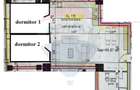 3 cam, 83 mp, zona Rivus, bloc nou, et 1, finisat, comision 0 - 9