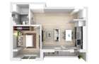 Proiect nou Diamond Apartments / Intre 65850 si 89000 Euro / 2027 - 1