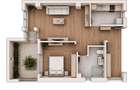 2 camere decomandat, Curte privata 52 mp, Centrala proprie, Metrou Laminorului - 1