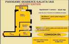 Apartament 1 camera de vanzare in Iasi, Galata, 43.63 mp, baie cu geam - 2