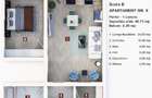 Apartament 2 camere, living cu bucătărie open space, balcon –48 mp utili - 2