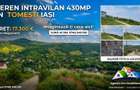 Teren Intravilan Tomești Iasi, 430 mp cu Utilități - Curent, Apă, Canalizare, Vedere Panoramica și Zonă Nouă de Case - 1