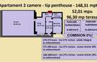 Penthouse 2 camere de vanzare in Iasi, Galata, 148,31 mp, bloc nou - 2