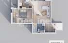 Apartament 2 camere 57 mp 2 balcoane etaj 1 - 8