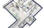 Apartament cu orientare SV 70 mpu 3 camere 2 bai bloc cu lift Turnisor - 2