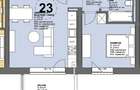 2 camere cu balcon, etaj 1, compartimentare eficientă - Padurea Baneasa - 1