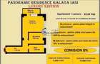 Apartament 1 camera de vanzare in Iasi, Galata, 43.63 mp, baie cu geam - 2
