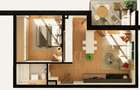 Apartament 2 camere în zona INTRE LACURI - 1