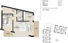 Apartament 2 camere, 61 mp, semifinisat, zona Rivus! - 3
