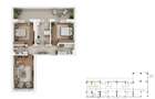 🏠 Apartament 3 camere | Platinum Residence – Bloc A, Parter - 2