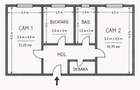 Apartamnet 2 camere decomandate, etaj 3, Piata Mihai Viteazu - 5