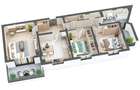 Apartament 3 camere decomandate 82mp + 12mp balcon zona Ciresica - 7