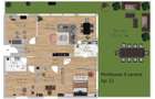 AP - 4 CAMERE, TERASA 111 MP, 244 MP TOT - 2 Locuri P Incluse - 10
