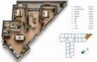 Apartament 3 camere, 88,2 mp, bloc nou cu CF, terasa 30,3 mp, Intre Lacuri - 1