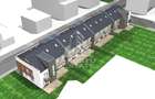 Casa și suprafața generoasă în complex de case înșiruite