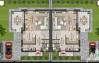Vila individuala cuplata, in complex rezidential modern, cu 4 camere, toate util - 5