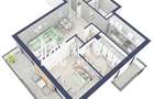 Apartament 3 camere | Balcoane 15.1 mp | Etaj 1 | Turnisor - 2