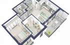 Apartament 63 mp utili 3 camere 2 bai gradina parter inalt Turnisor - 10
