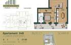 COMISION 0% APARTAMENT 2 CAMERE,terasa 56 mp, piscina, centrala propri - 2