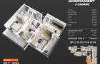 Apartament nou cu 3 camere de vanzare, decomandat, metrou Berceni - 1
